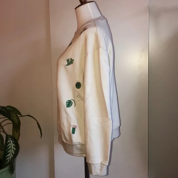Dress Forum ivory cactus sweatshirt - Picture 7 of 14